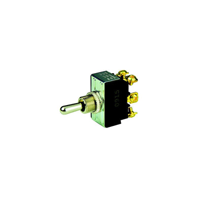 BEP 1002012 Chrome Plated Toggle Switch, (On)-Off-(On), DPDT, #6â€“32 Screw Terminals -Modern Boat Sales & Service
