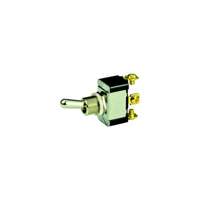 BEP 1002015 Chrome Plated Toggle Switch, On-Off-(On), SPDT, #6â€“32 Screw Terminals -Modern Boat Sales & Service
