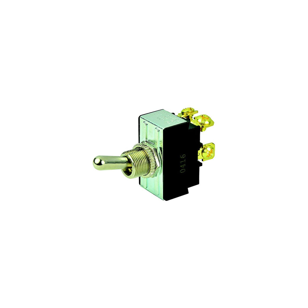 BEP 1002017 Chrome Plated Toggle Switch, Off-On, DPDT, #6â€“32 Screw Terminals -Modern Boat Sales & Service