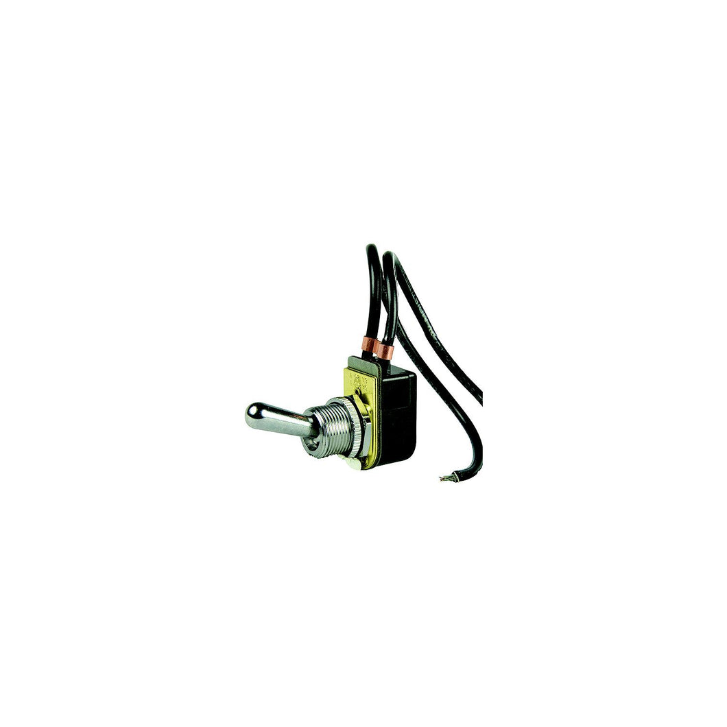 BEP 1002023 Chrome Plated Toggle Switch, Off-On, SPST, 6