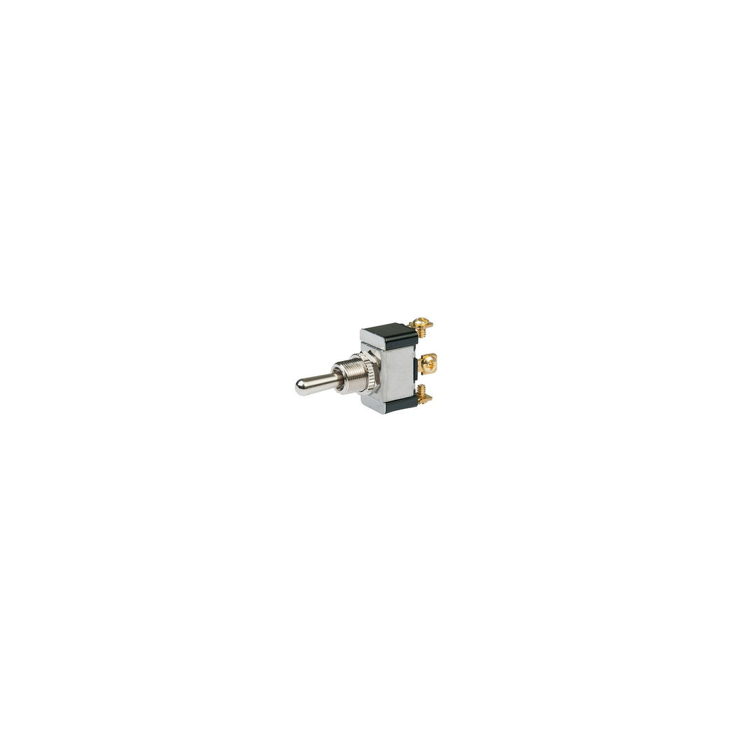 BEP 1002025 Chrome Plated Toggle Switch, Off-On, SPST, #6â€“32 Screw Terminals -Modern Boat Sales & Service