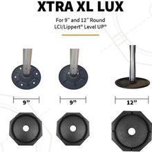 SnapPad XTRLXSP6 Permanent Jack Pad, XTRA XL LUX 9" & 12" Round, 6/pk -Modern Boat Sales & Service