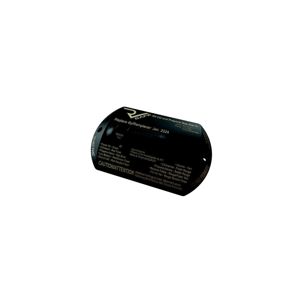 RV Safe RVCOLP2B Combination CO And Propane Alarm, Black, 2-Wire -Modern Boat Sales & Service