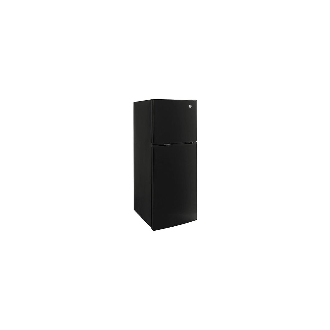 GE GPV10FGNBB 12V Top-Freezer Refrigerator, 9.8 cu. ft., Black -Modern Boat Sales & Service