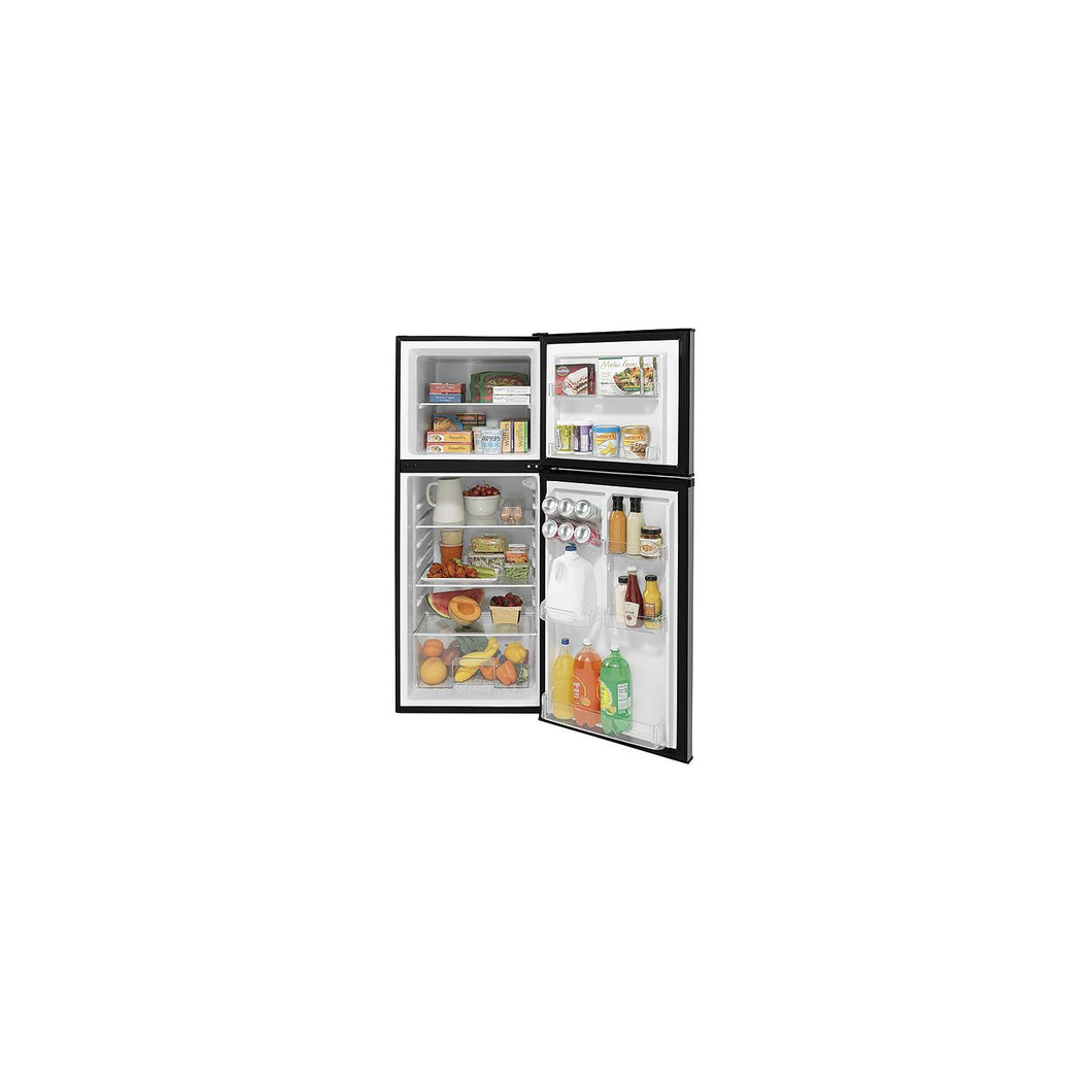 GE GPV10FSNSB 12V Top-Freezer Refrigerator, 9.8 cu. ft., Stainless Default Title -Modern Boat Sales & Service