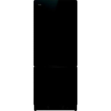 GEÂ® Appliances PBV10R5VBB GE Profileâ„¢ Bottom Freezer Refrigerator Glass w/ Black Appearance -Modern Boat Sales & Service