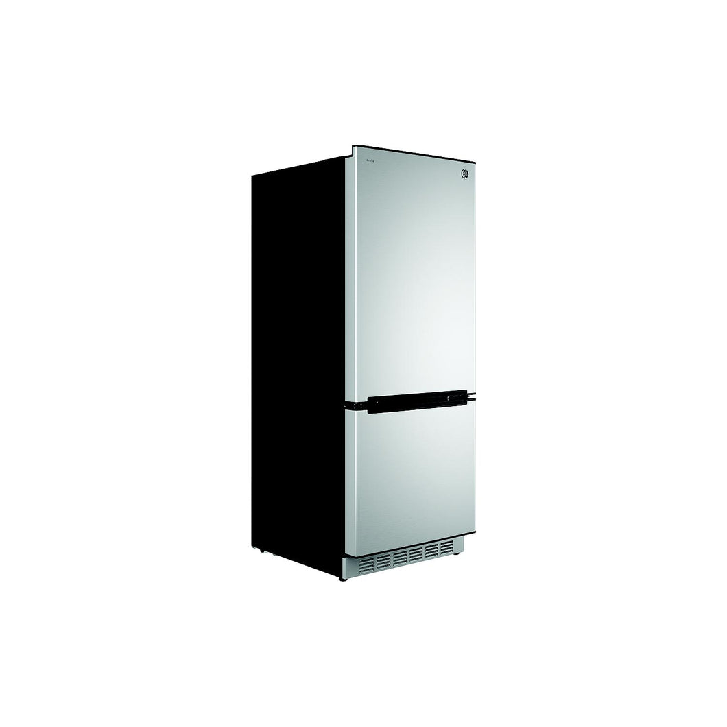 GEÂ® Appliances PBV10RSTSS GE Profileâ„¢ Bottom Freezer Refrigerator Fingerprint Resistant Stainless Steel -Modern Boat Sales & Service