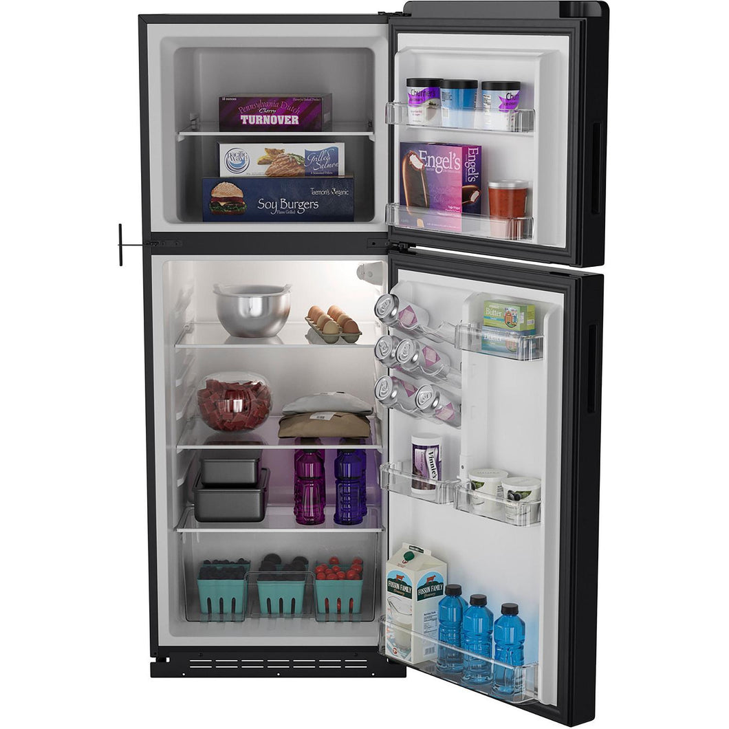 GE Profile PPV10R5YRSS Top-Freezer Refrigerator, DC, Stainless Glass, 10 cu.ft. Default Title -Modern Boat Sales & Service
