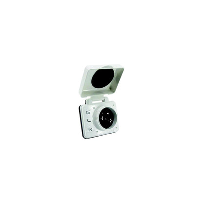 Hughes SV50APIW Safeview Smart RV Power Inlet, 50A. White -Modern Boat Sales & Service