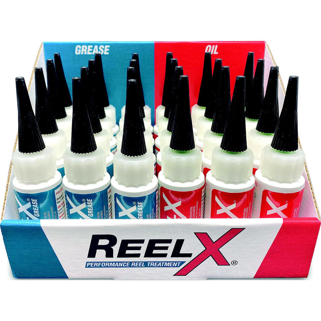 Corrosion Technologies 77012 ReelX & ReelX Grease Combo Pack 24-count box, 12 ReelX bottles, 12 ReelX Grease bottles, 1 oz. -Modern Boat Sales & Service
