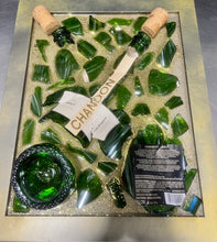 Chandon Broken Bottle Glass Art -Modern Boat Sales & Service