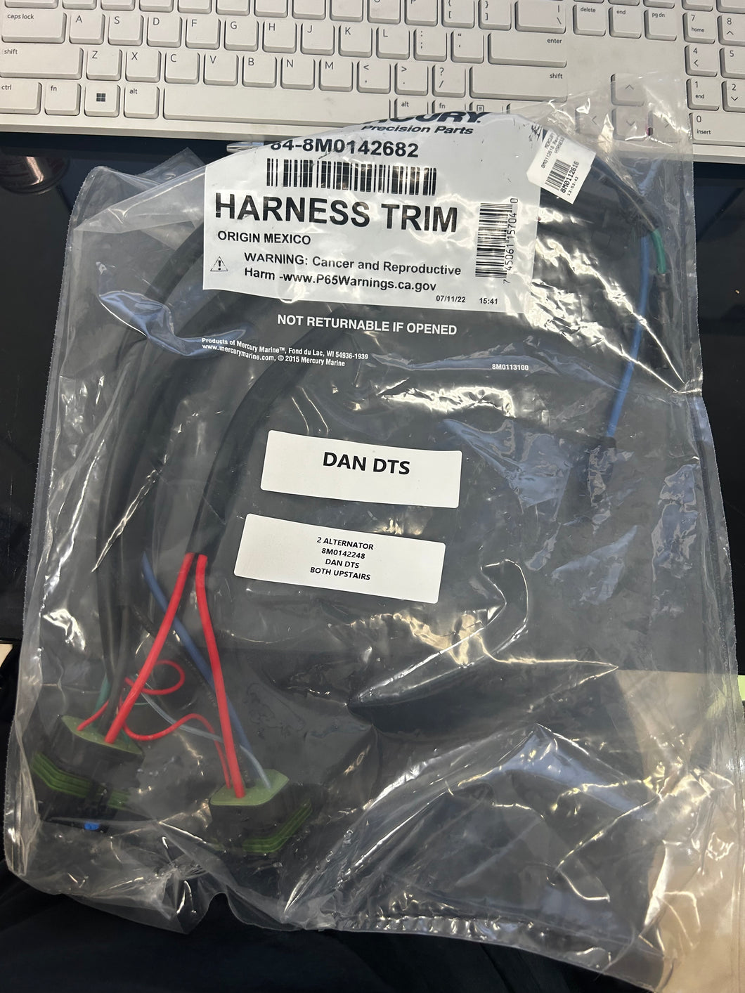 * 8M0142682 Mercury Marine/Quicksilver Harness Trim/260H -Modern Boat Sales & Service