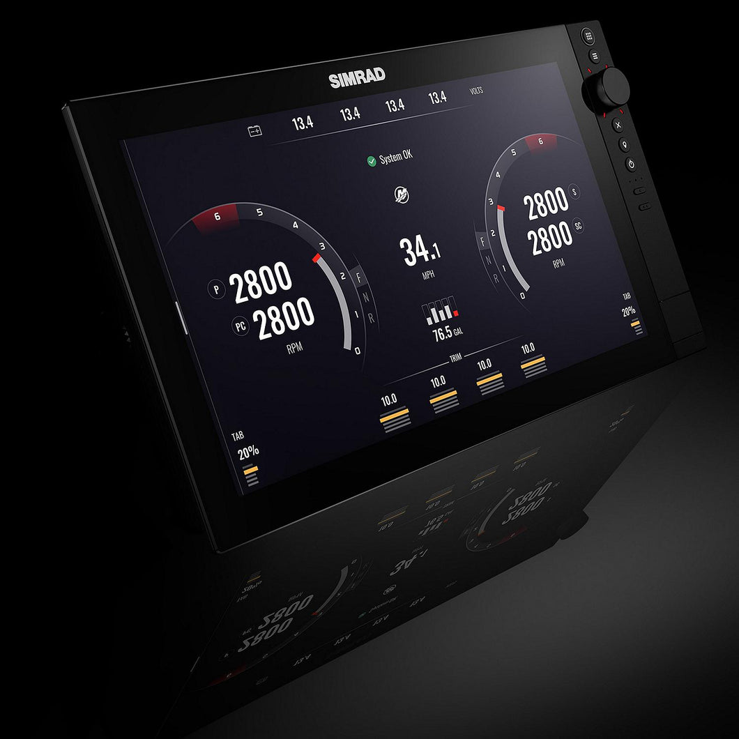 Simrad 000-16275-001 NSS 4 Chartplotter, No Built-in Sonar, 10