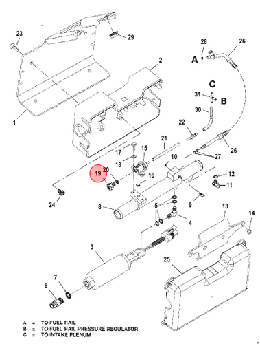 #808002A1 FITTING KIT MERCURY MARINE /Drawer #195