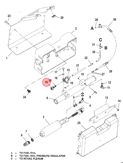 #808002A1 FITTING KIT MERCURY MARINE /Drawer #628