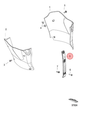 * 8M0100564 MERCURY MARINE FRONT COVER /310F -Modern Boat Sales & Service