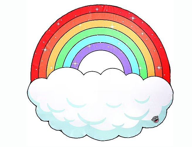 Big Mouth BMBT0013 Beach Blanket, Rainbow / 330G -Modern Boat Sales & Service
