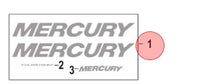 8M0214843 Mercury Marine/Quicksilver Decal Set/310G -Modern Boat Sales & Service