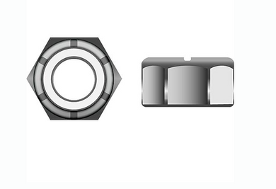 Seachoice Stainless Steel Nylon Insert Locknut, 5/16