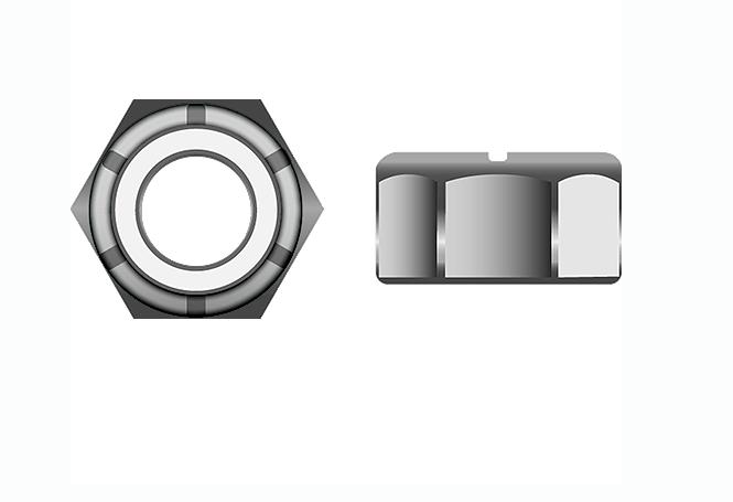#59459 Seachoice Stainless Steel Nylon Insert Locknut, 5/16