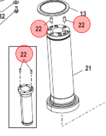 885111 Mercury Marine Dowel Pin SOLD INDIVIDUALLY / 250F/GB#029 -Modern Boat Sales & Service