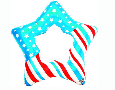 *BMPF0155 BIG MOUTH PATRIOTIC STAR POOL FLOAT / 330G -Modern Boat Sales & Service
