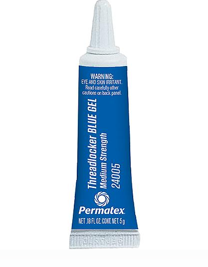* 24005 Permatex Medium Strength Threadlocker Blue Gel, 5 gr., Blue / W4 -Modern Boat Sales & Service