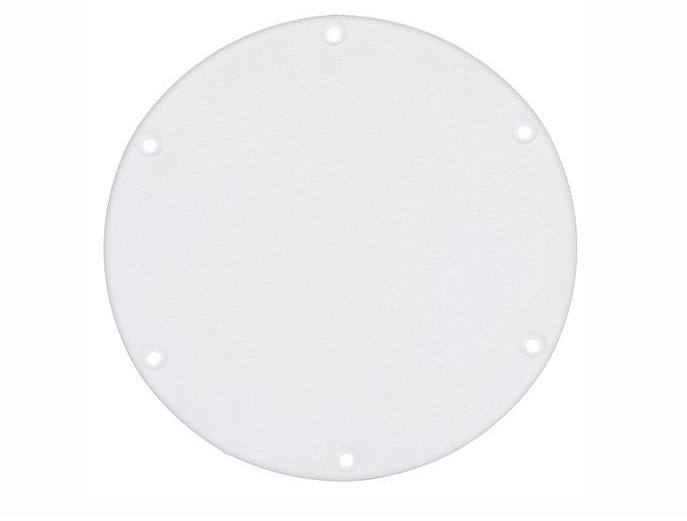 * 39591 Seachoice Polypropylene Cover Plate Arctic White OD: 7-5/8