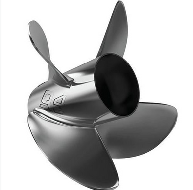 * 8M0055562 MERCURY QUICKSILVER Q4 PROPELLER 12.7 X 19P RH 4 BLADE PROPELLER / 30A30A -Modern Boat Sales & Service