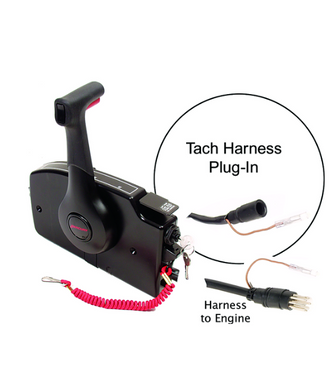 8M0178526 Mercury Marine Quicksilver Remote Control Side Mount 15' No Trim / 155I -Modern Boat Sales & Service