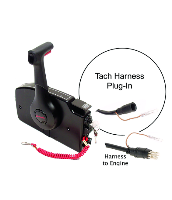 8M0178526 Mercury Marine Quicksilver Remote Control Side Mount 15' No Trim / 155I -Modern Boat Sales & Service
