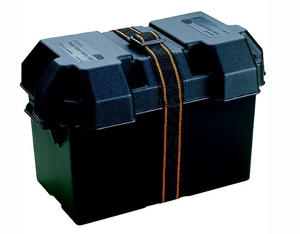 * 23-90671 LAND & SEA Attwood 90671 Power Guard Battery Box, Black, Fits Group 27M/PS -Modern Boat Sales & Service