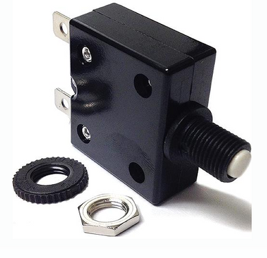 * CB41250 Sierra Push Button Circuit Breaker, 25 Amp, White/W5 -Modern Boat Sales & Service