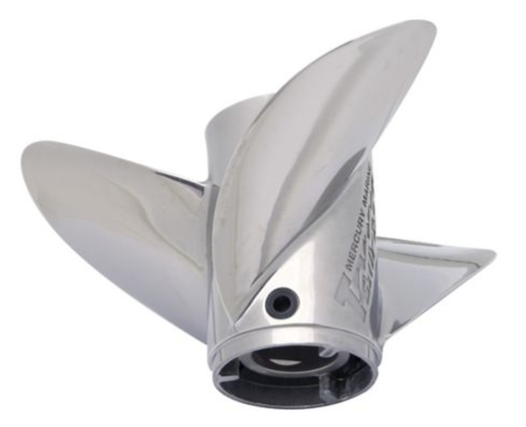 * 8M0151381 MERCURY Tempest 3-Blade Stainless Steel, 14.6