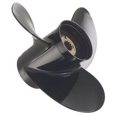 * QA3150R Black Diamond 3-Blade Aluminum Propeller - 9