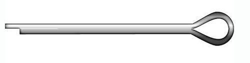 01097 Stainless Cotter Pin  18-8 Stainless Steel 50/350D1