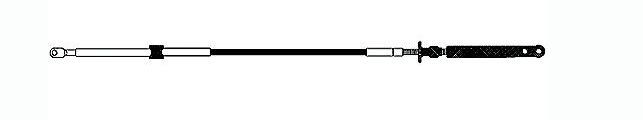 * C14X20 UFLEX C4 Johnson/Evinrude (OMC) After 1979 Engine Control Cable/165E -Modern Boat Sales & Service