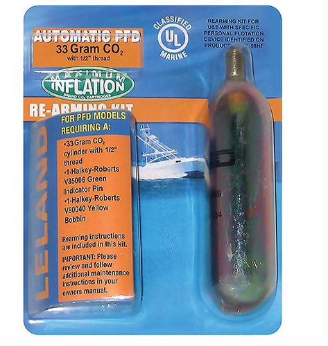 *85750 Seachoice 33G Automatic Re-Arm Kit For Inlatable Vests 85860/85840/85640/85660/WW3
