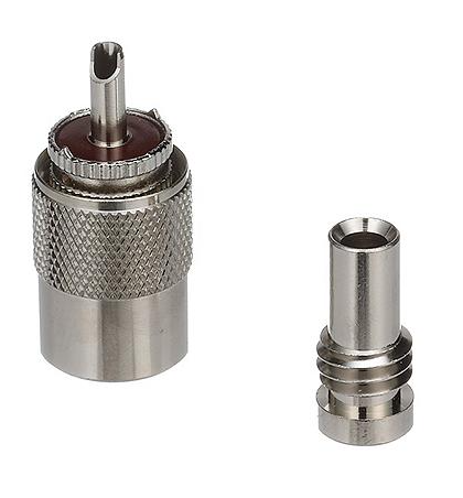 *19811 Seachoice PL259 & UG175 VHF Connector With Adapter/W2