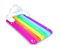 BMPF0094 Big Mouth Lounge Pool Float, Giant Rainbow/330G -Modern Boat Sales & Service