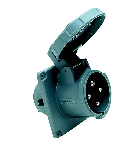 M4100B12R HUBBELL Shore Power Inlet/360G -Modern Boat Sales & Service