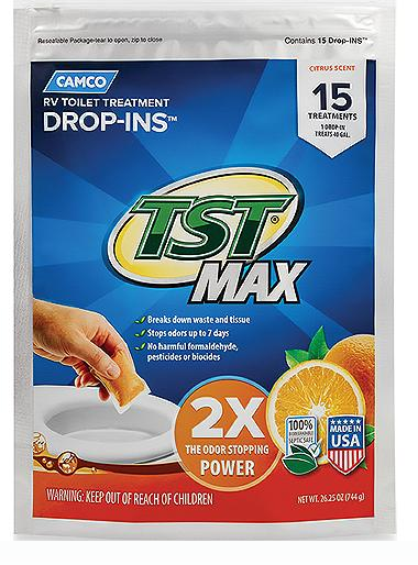 * 41189 Camco TST® Max Drop-Ins, Fresh Citrus, 15/bag/405E -Modern Boat Sales & Service