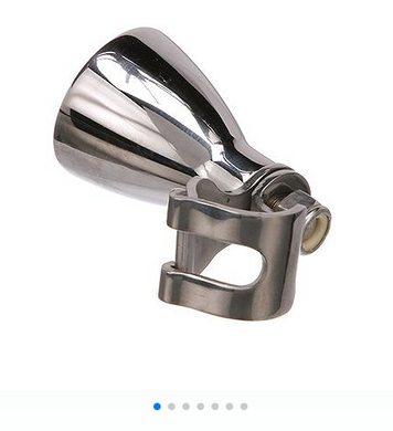 28491 Seachoice Large Stainless Steel Turning Knob, Fits Destroyer Wheels, Black Plastic Knob Cap/W6