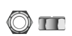 00618 SEACHOICE Nylon Insert Locknut - Stainless 8-32/85E/B#06 B