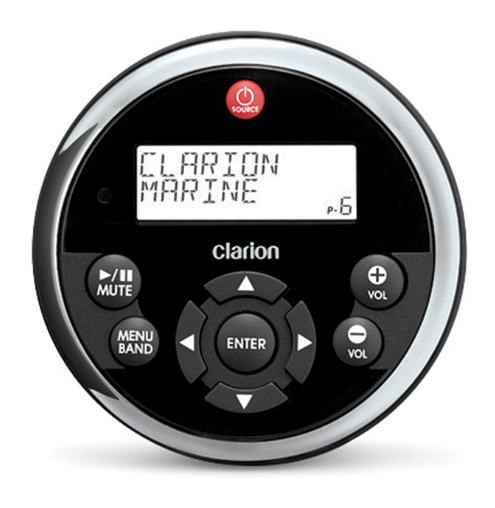 Clarion MW1 Watertight Wired Remote With 2-Line LCD