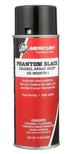 * 8028781 Mercury Marine Enamel Spray Paint Phantom Black/430D