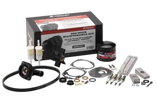 * 8M0097857 Mercury Marine Outboard, 300Hr Servie Kit 75hp-115hp FourStroke/385G/BGD -Modern Boat Sales & Service