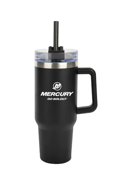 * MERC23A-A90 Mercury Marine Stainless Steel Tumbler - 40 Oz / 5D -Modern Boat Sales & Service