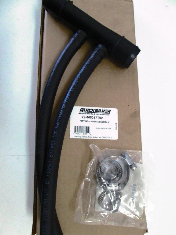 * 865317T02 Mercury Marine Fitting Hose Assembly 150H -Modern Boat Sales & Service