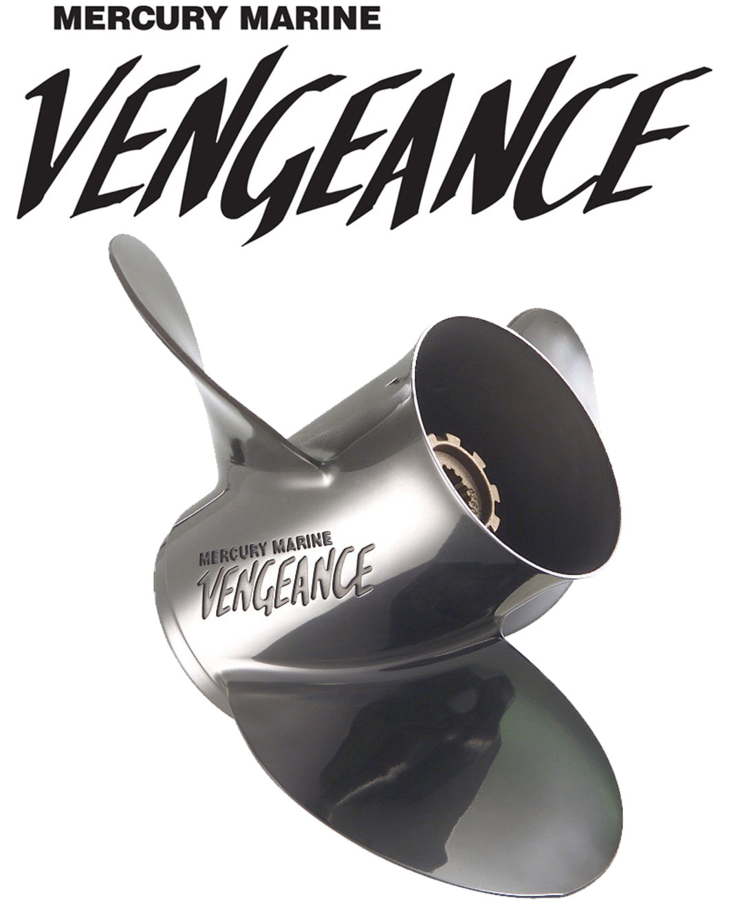 8M0151408 MERCURY MARINE VENGEANCE SS PROPELLER 16318A46 21P RH/25E